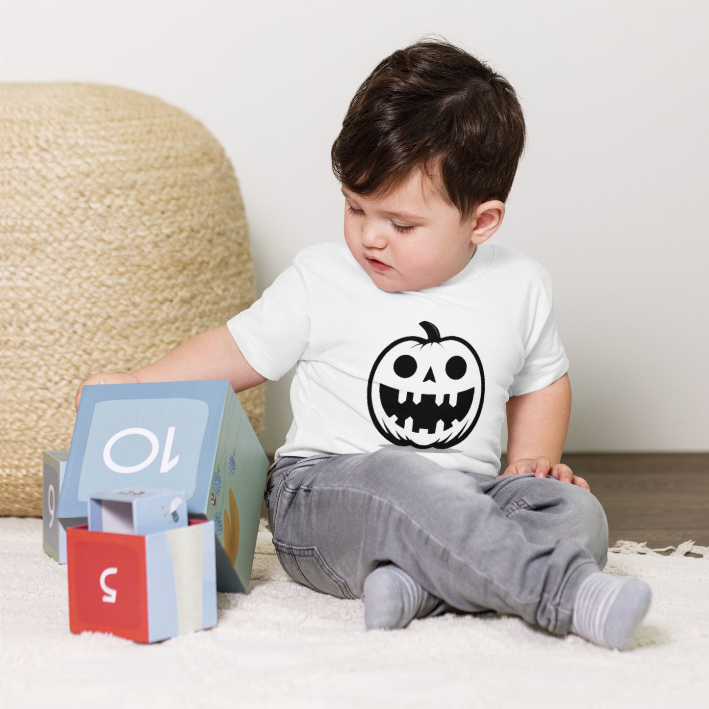 Happy Pumpkin | Halloween | Toddler Short Sleeve Tee